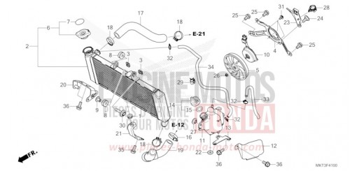 RADIATEUR ADV750M de 2021